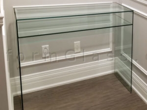 Custom Glass Console Table