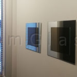 Bronze on Clear Accent Mirror Set
