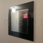 Clear on Grey Accent Mirror