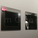Accent Grey on Clear Mirror