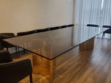 Bronze Laminated Glass Table Top