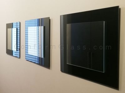 Clear Mirrors with Grey Mirror Frame