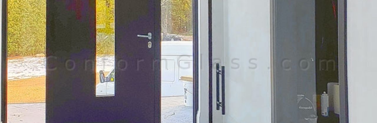 Pivot Door with Minimalistic Frame