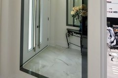 Custom Mirror with Gray Mirror Frame