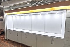 Large Cabinet with Glass Sliding Doors