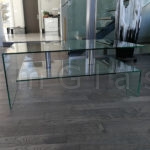 Floating Shelve Glass Coffee Table