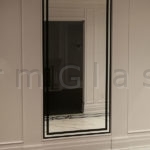 Custom Mirror with Double Black Border