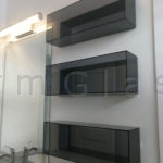 Grey Glass Wall Cabinets