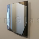 Geometric Mirror Clear on Bronze