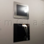 Grey Mirror with Clear Mirror Frame