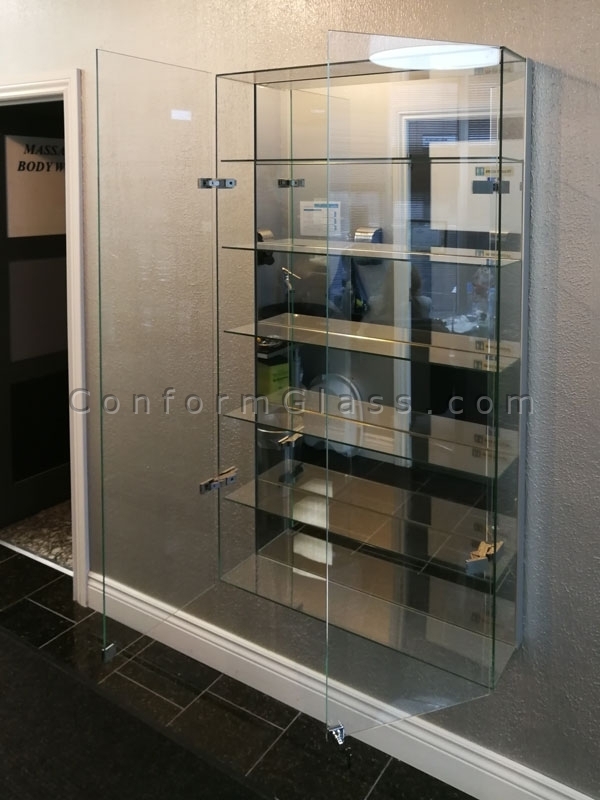 Custom All Glass Display Cabinets Conform Glass