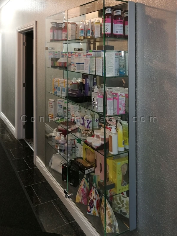 Custom All Glass Display Cabinets Conform Glass