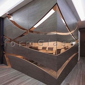 featured unique glass wall