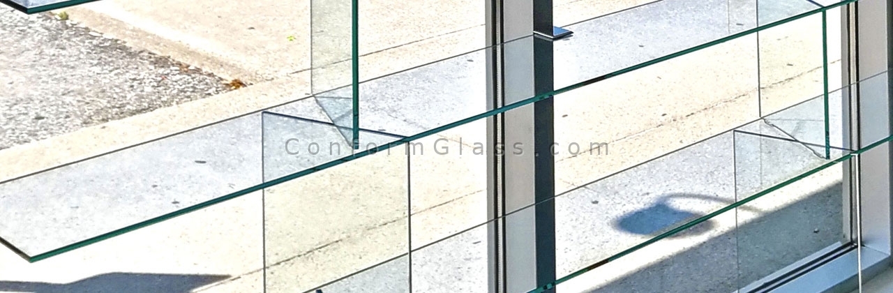 UV Bonded Glass Shelves