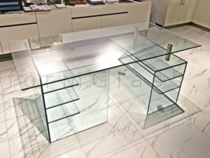 Custom Made Glass Office Desk
