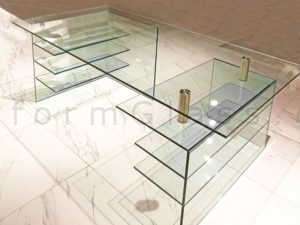 Custom Glass Desk