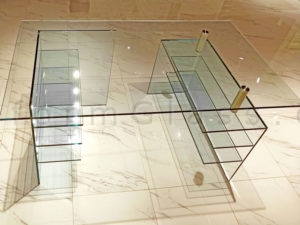 Custom Made Glass Desk