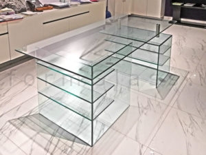 Custom Glass Desk