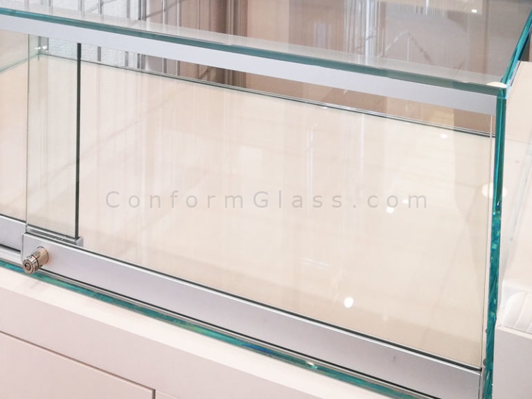 Custom Tabletop Glass Displays Custom Glass Showcases Design