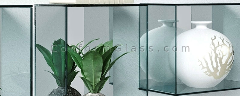 Custom Glass Box Shelves