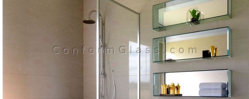 Wall Mounted Custom Glass Boxes