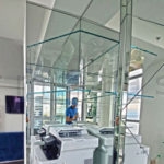 UV Bonded Glass Shelves