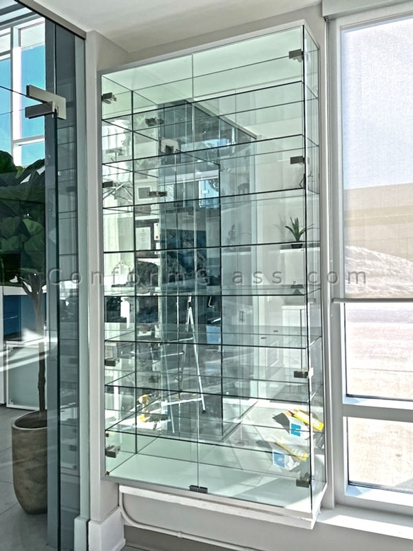 Corner Glass Display