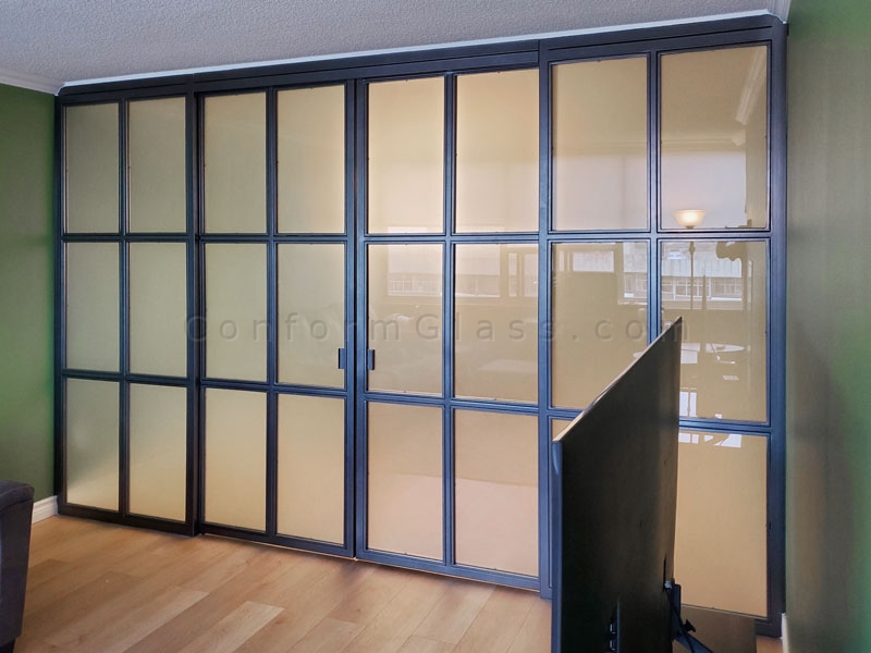 Steel and Glass Partition