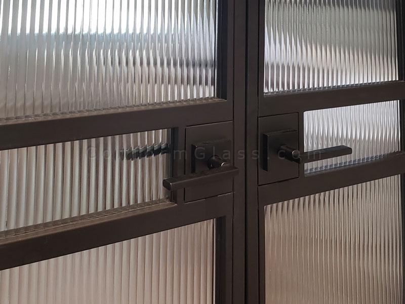 Standard Dummy Handles on Steel Interior Door